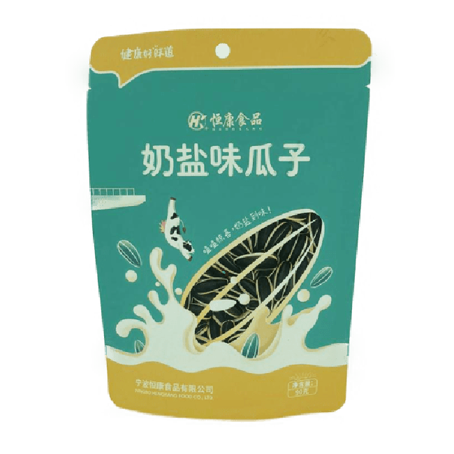 Heng Kang Zonnebloempitten met Melk en Zout Smaak 90g