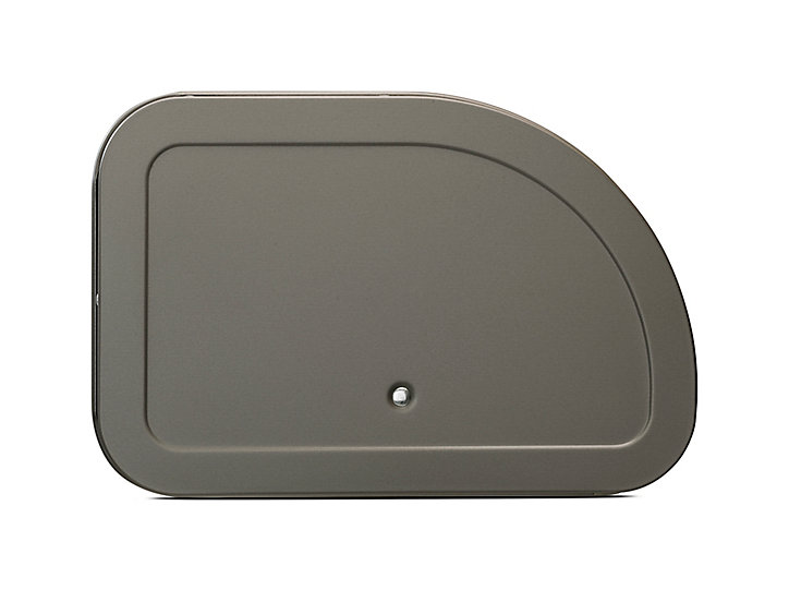 Boîte à pain couvercle coulissant en acier inoxydable Brabantia Platinum anthracite