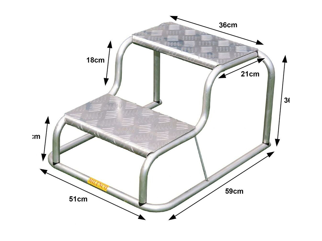 Milenco Aluminium Original Double opstap