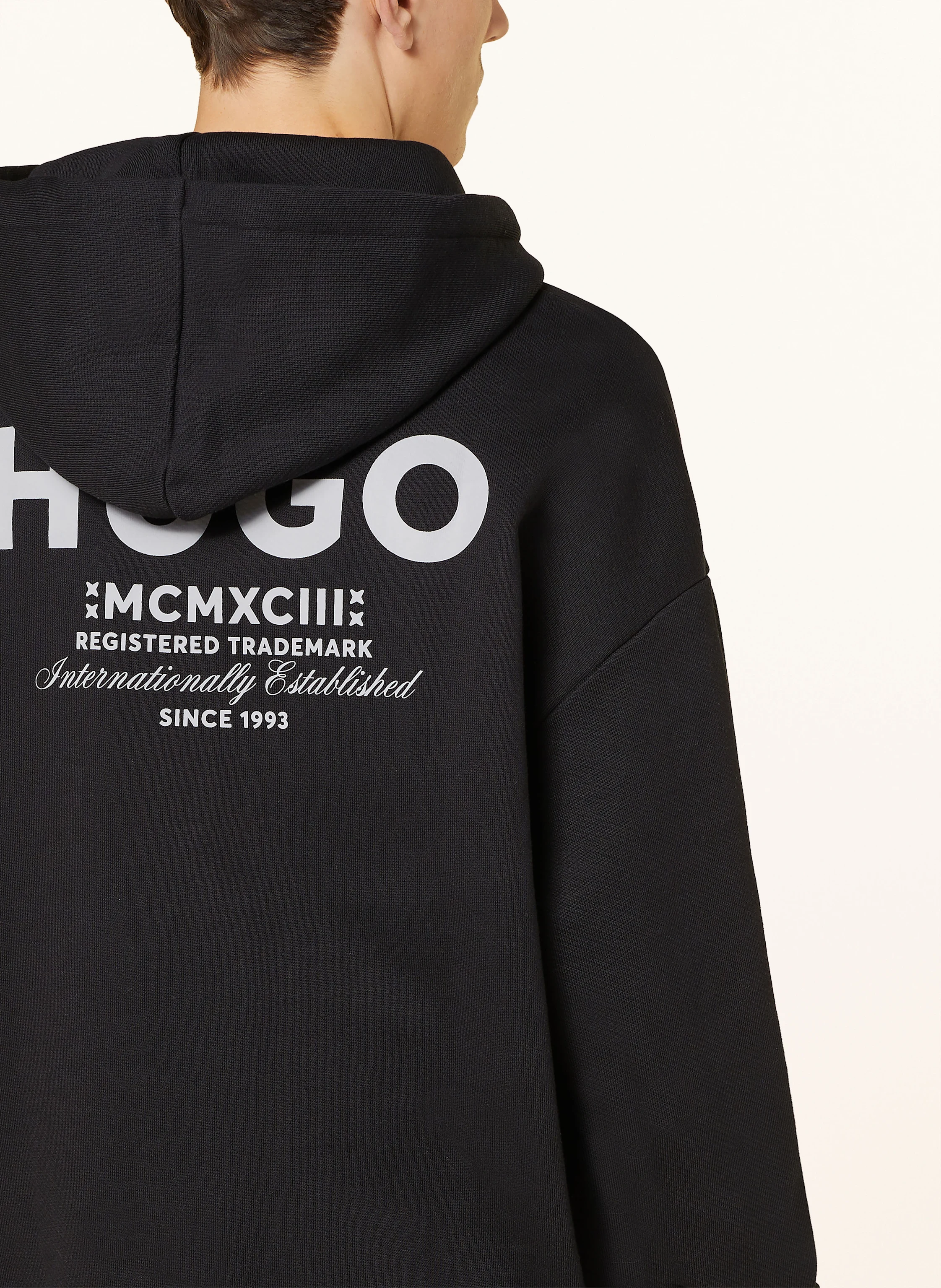 HUGO BLUE Oversized-Sweatjacke NARDIMEZ