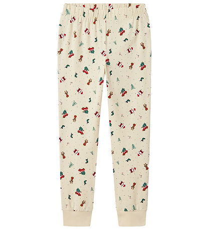 Name It Schlafanzug - NknVismas - Whitecap Grey/Weihnachten