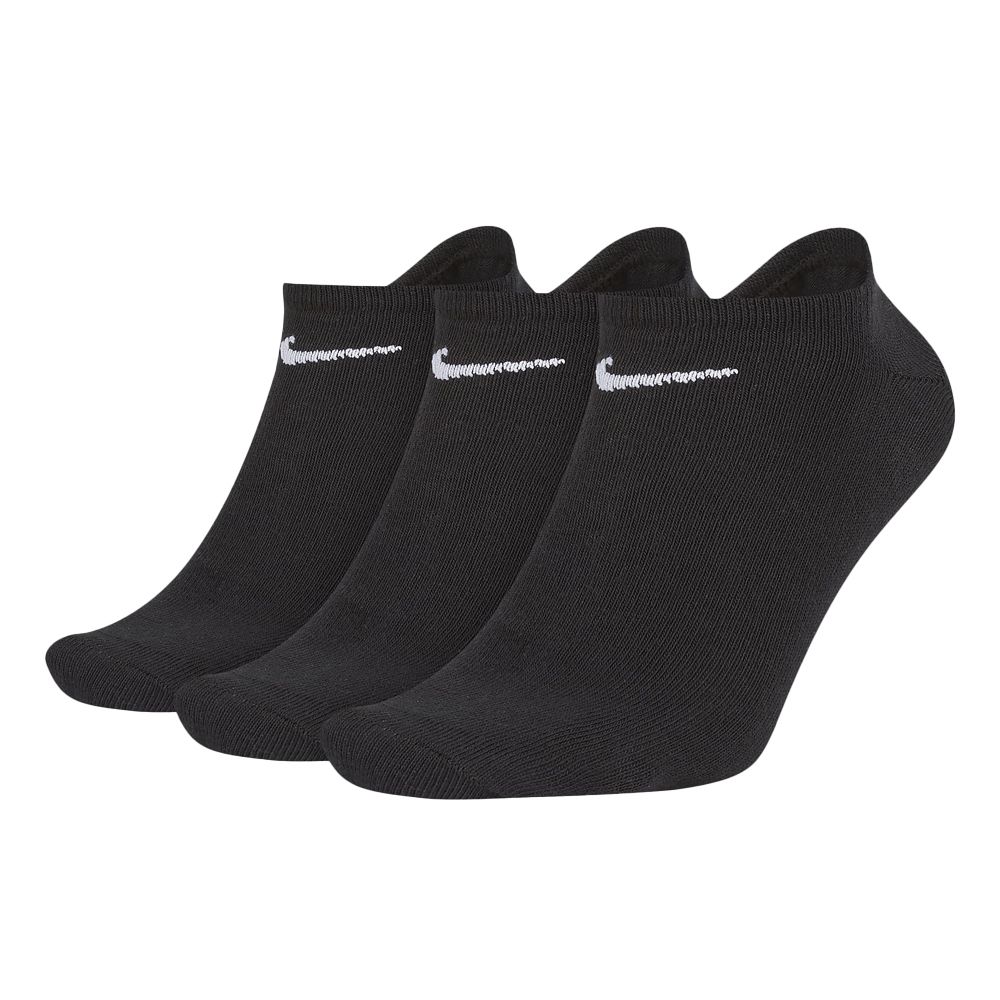 Lightweight No-Show Treningssokker 3 Pack Svart