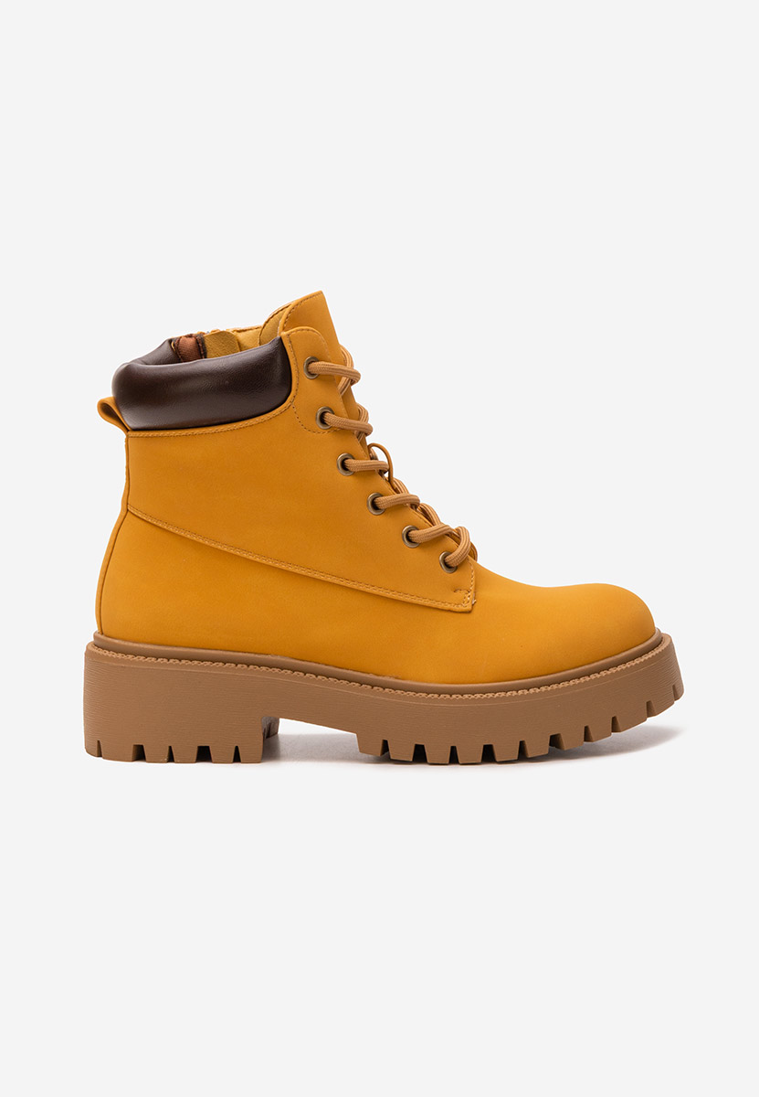 Bottines à lacets femme chameau Fanelis