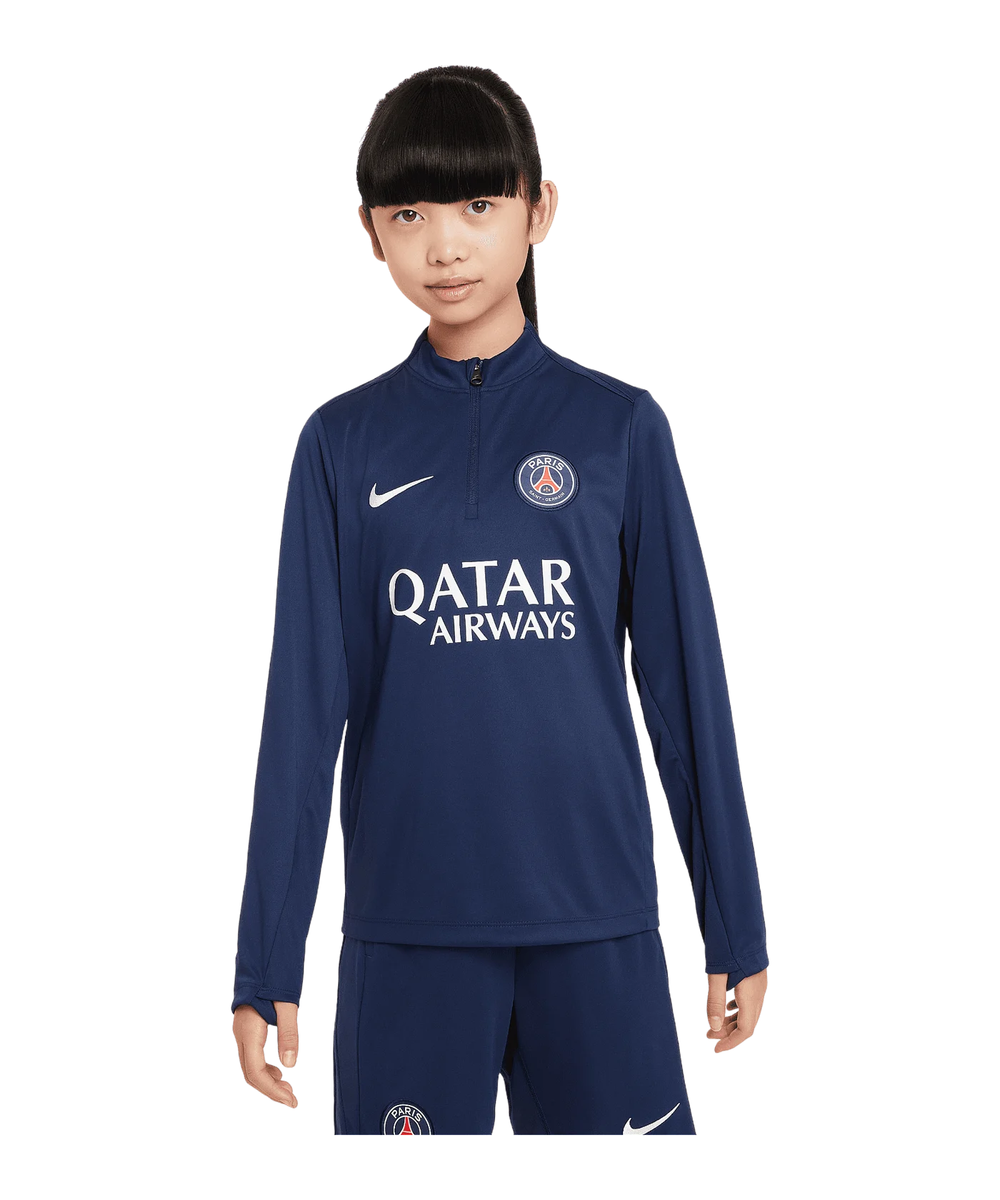 Nike Paris St. Germain Academy Drill Top Sweatshirt Kids Blau F411