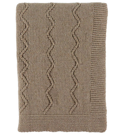 N?rgaard Madsens Plaid - 75x100 cm - Uld - Karamel Brun