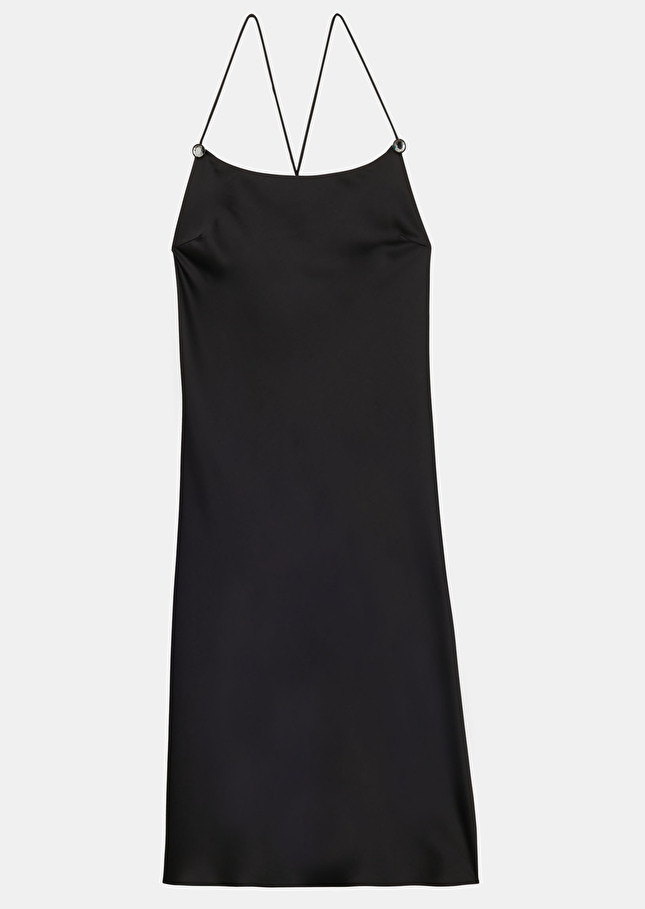 Robe Reanenoire en satin fluide