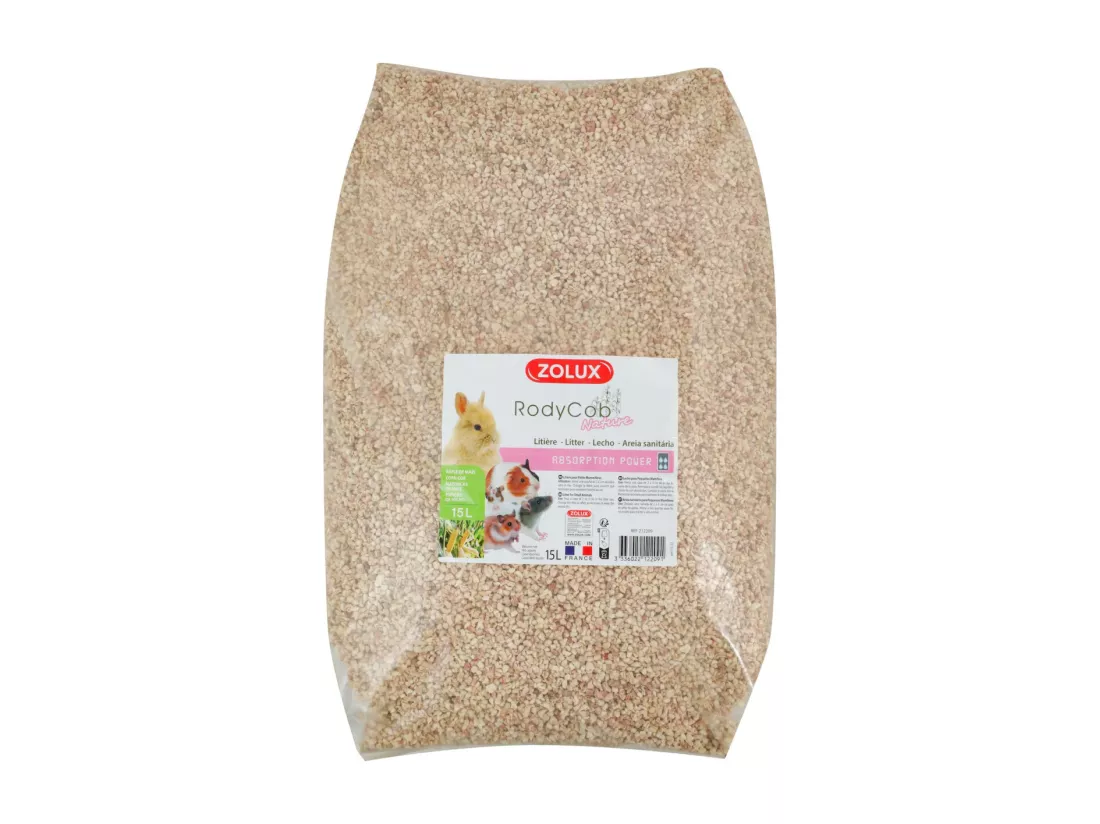 Litière pour petits mammifères Rodycob 15 litres