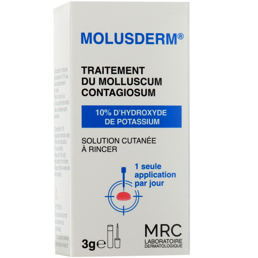 Molusderm Solution Cutanée - Traitement molluscum contagiosum