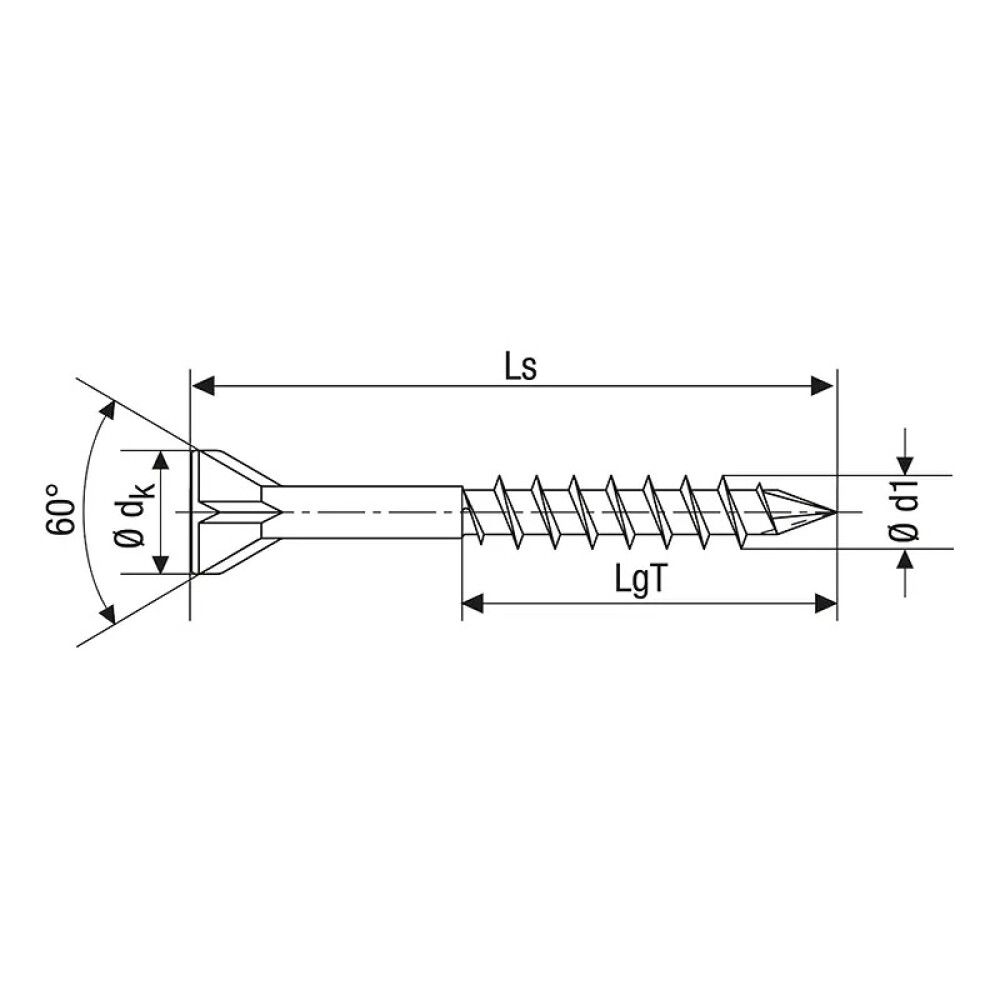 BORDSKRUE SPAX WIROX 3,5X45MM 350 STK