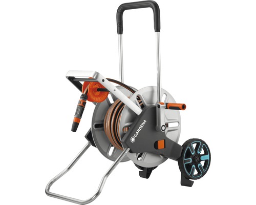 GARDENA CleverRoll M Easy metalen slanghaspel inclusief 25m slang 1/2