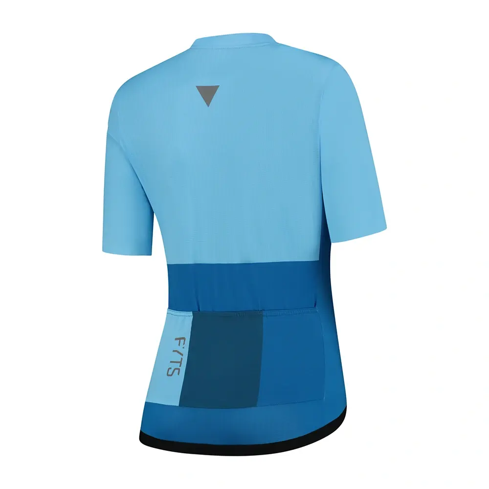 FYTS SNL Fietsshirt Korte Mouwen Blauw Dames