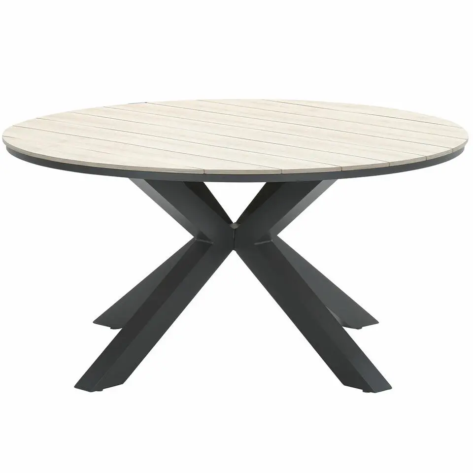 Garden Impressions Tulli tuintafel 148 cm - licht bruin
