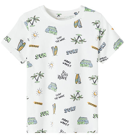Name It T-shirt - NmmPfasak - Bright White