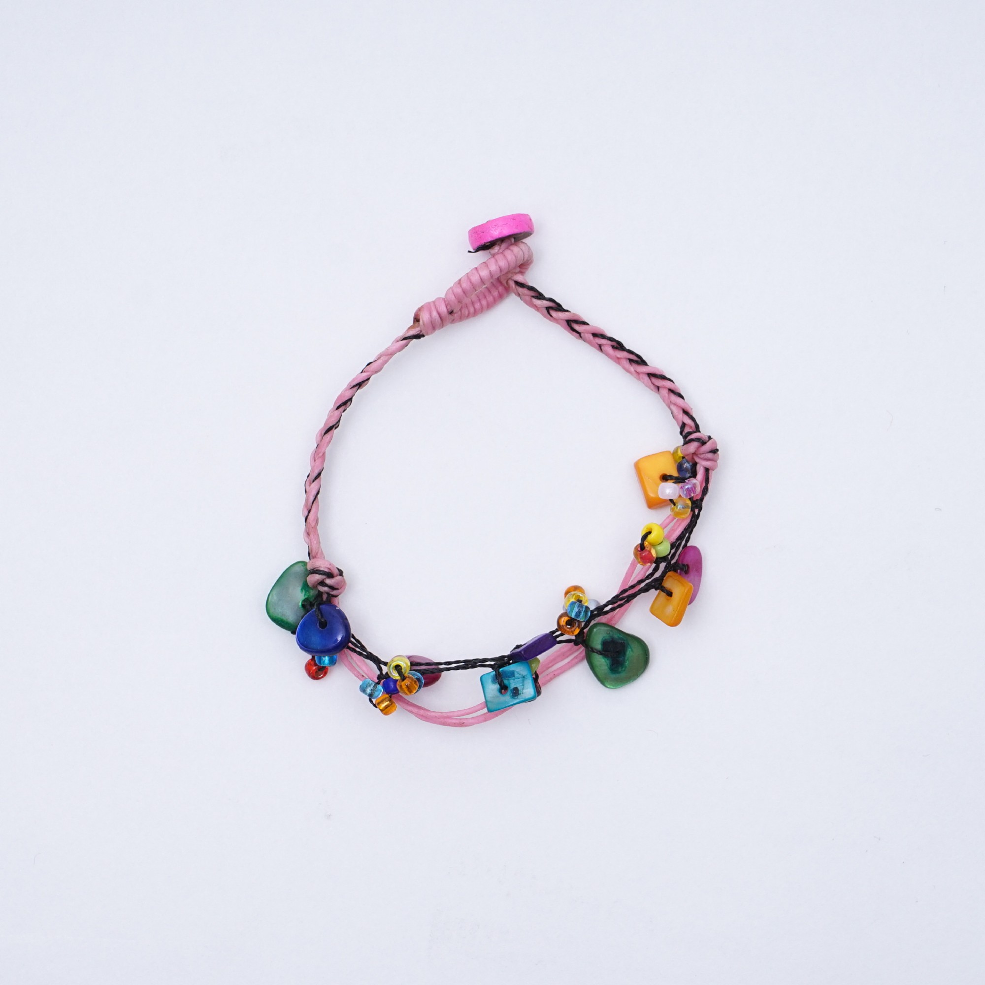 Armband 'Penny', handgefertigt, pink, multicolor günstig bestellen