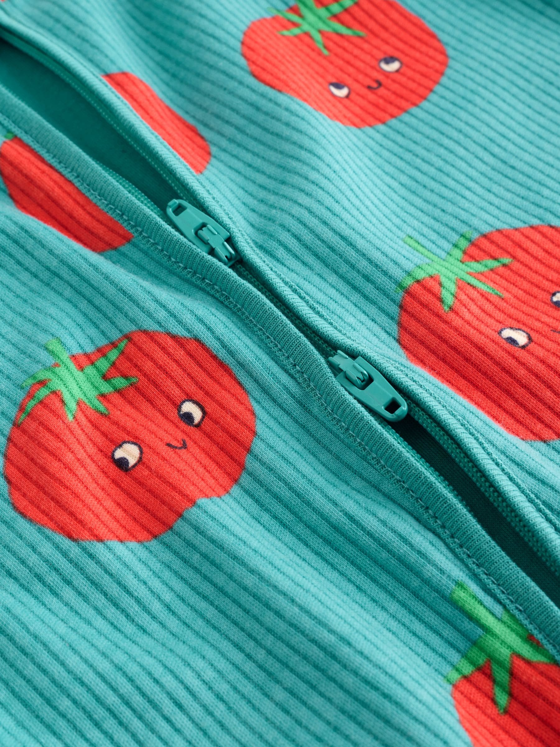 Blauwgroen - 3 Pack Baby-pyjama's met tweewegrits (0mnd -3jr)