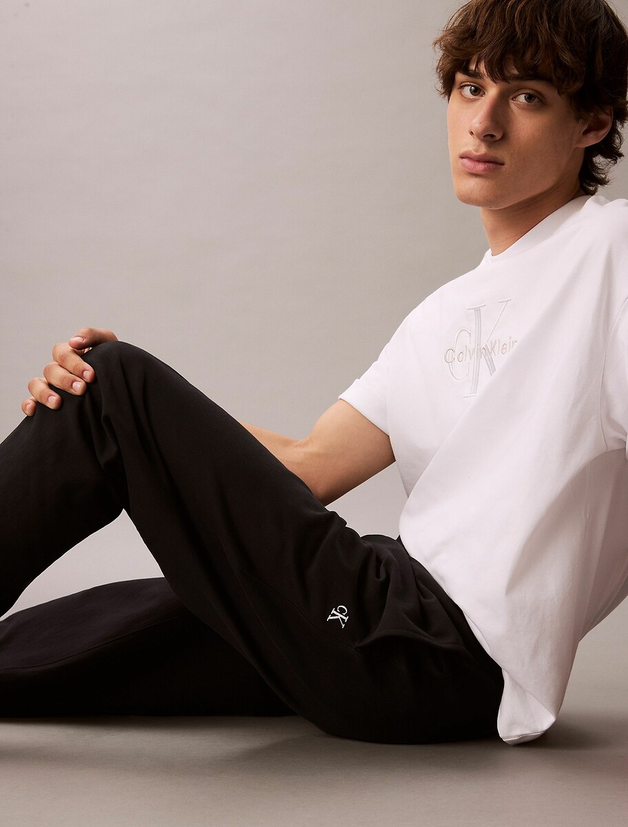 CALVIN KLEIN JEANS<br>Calça de moletom premium com monograma