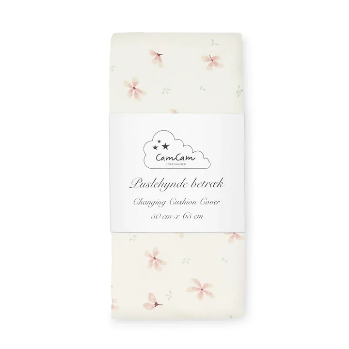 Cam Cam Copenhagen - Bezug für Wickelauflage, windflower creme