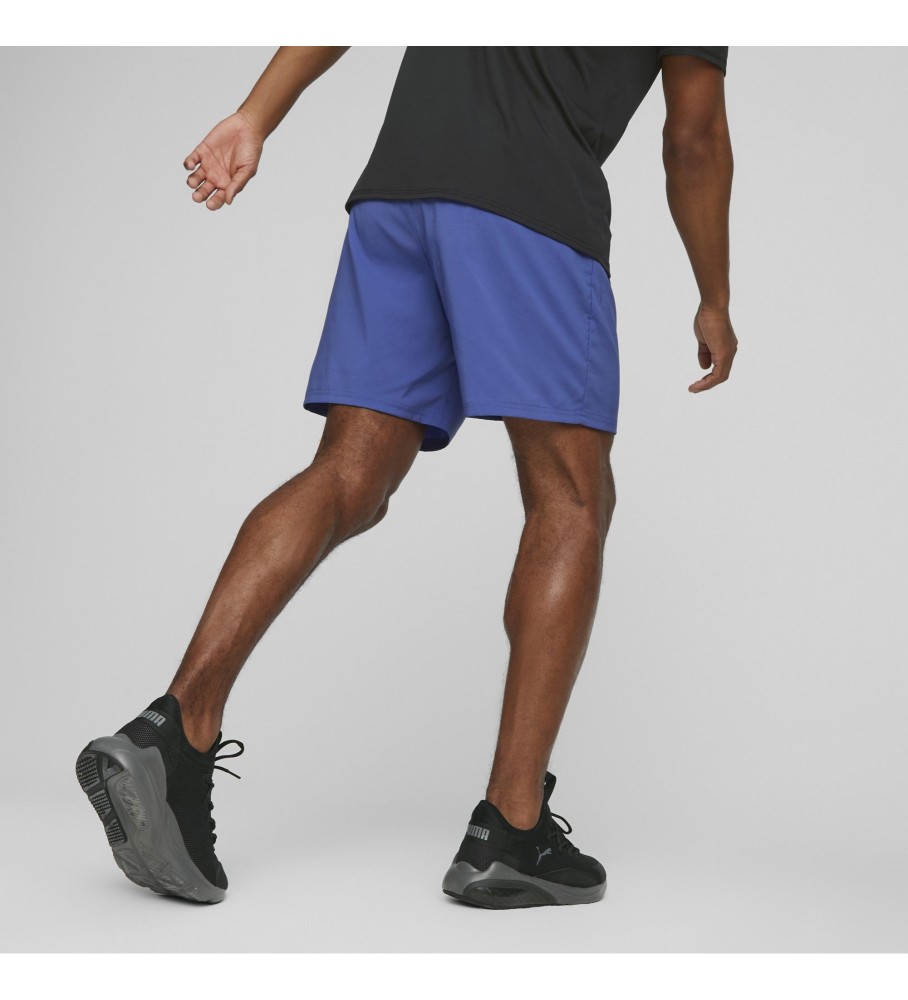 Puma Short Run Fav 2 em 1 azul