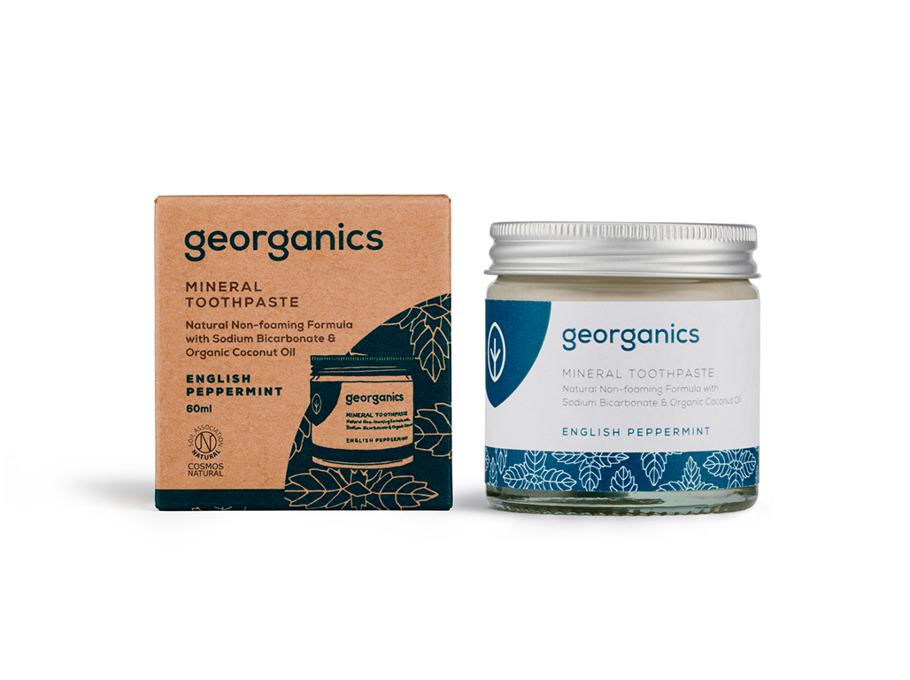 PASTA DENTIFRICA GEORGANICS HORTELA PIMENTA BIO 60ML