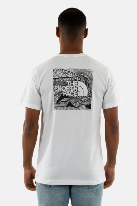 Tee shirt the north face redbox celebration fn41 white