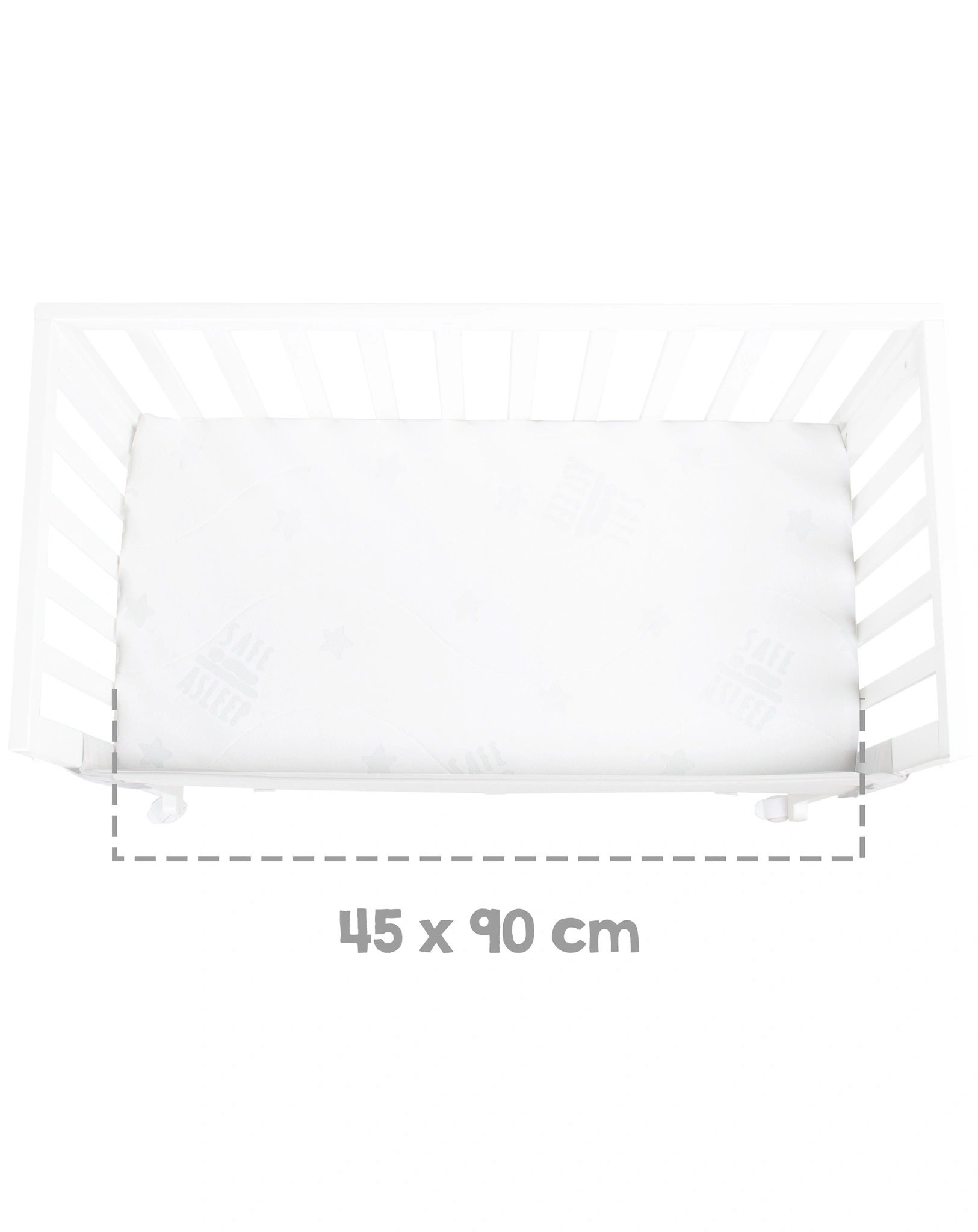 Beistellbett ROBA STYLE 3in1 86 x 90 cm (Farbe: weiß)