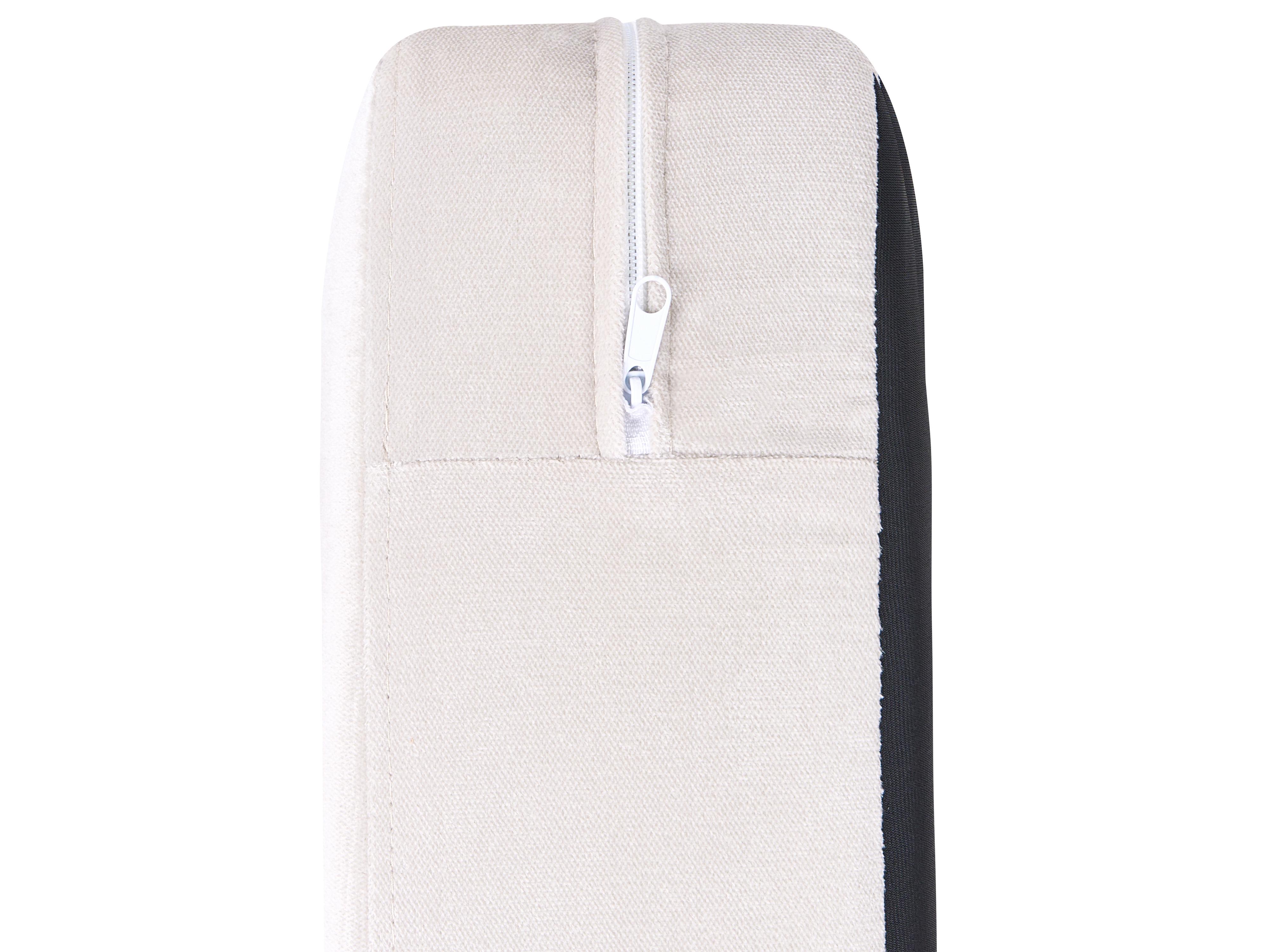 Bank 3-zits SKIEN Fluweel Lichtbeige