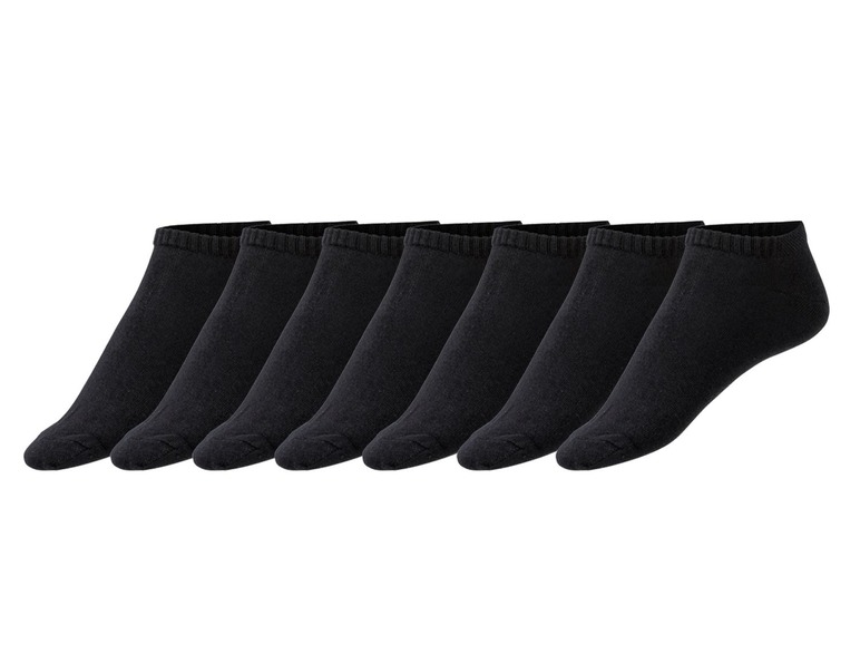 Sneakersokken voor dames, 7 paar, biokatoen