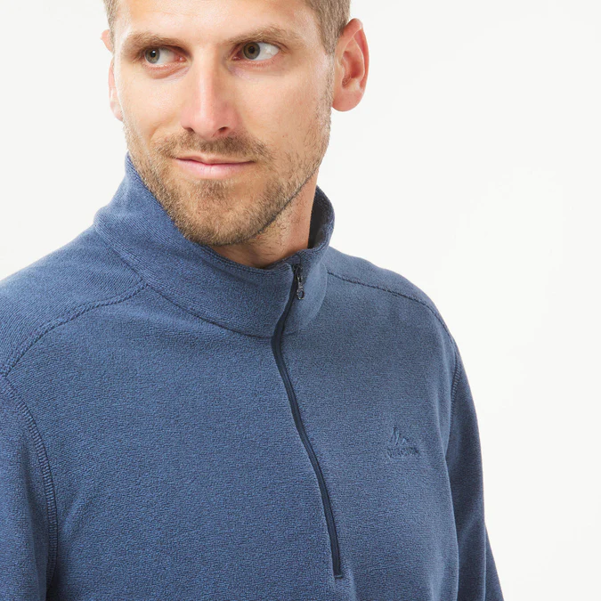 Decathlon Quechua - Casaco de lã polar para caminhadas Quechua MH100 para homem