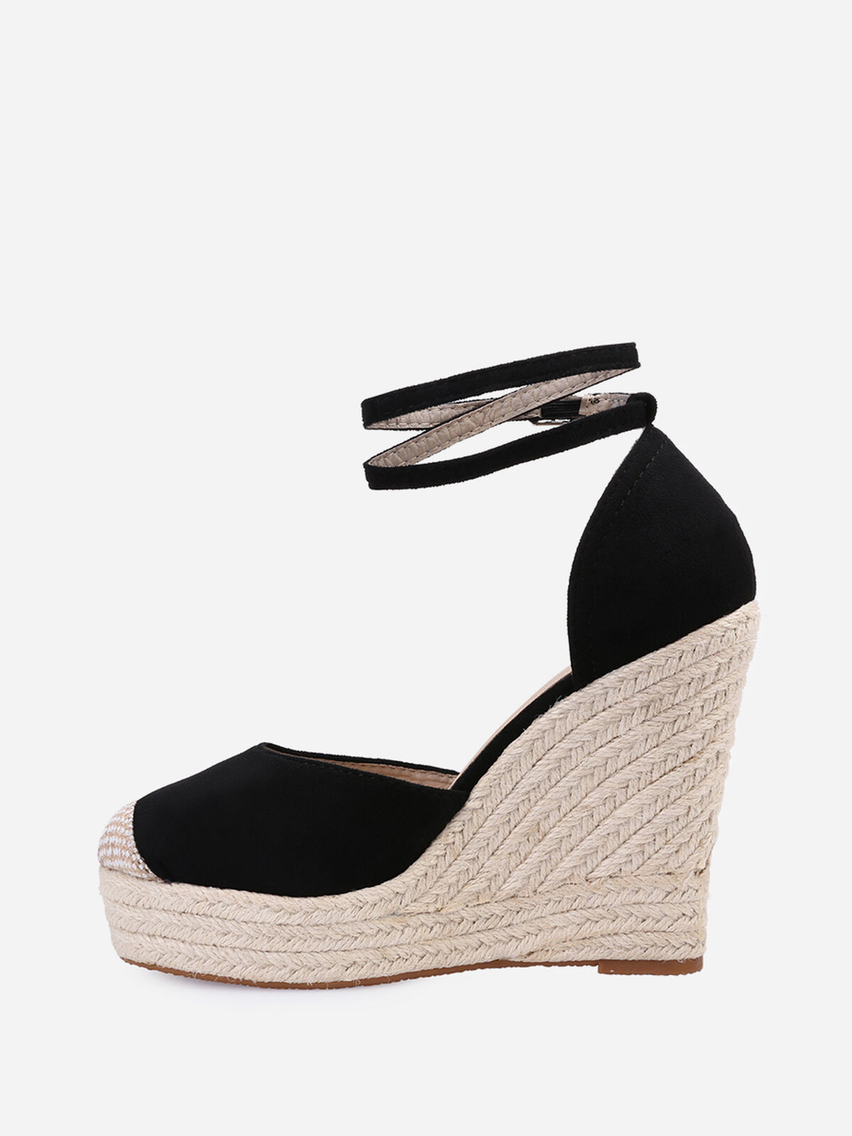 Espadrilles compensées- Noir