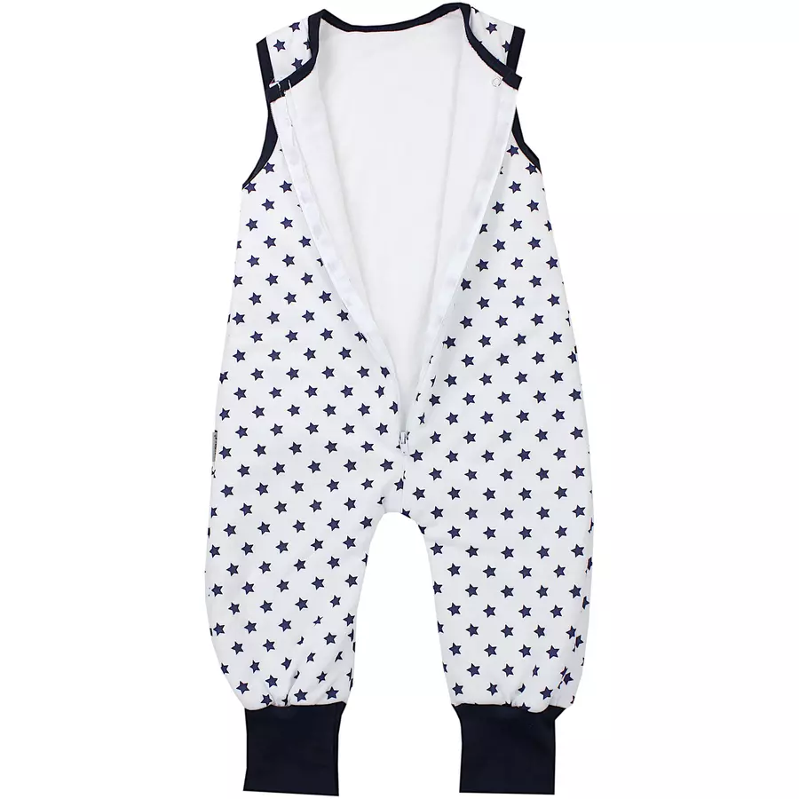 TupTam Baby  Winter Schlafsack mit Beinen 2,5 Tog white denim