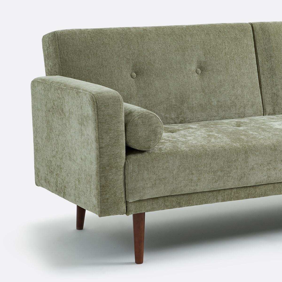 LA REDOUTE INTERIEURS<br>Sofá cama de 3 lugares, chenille, Tuske