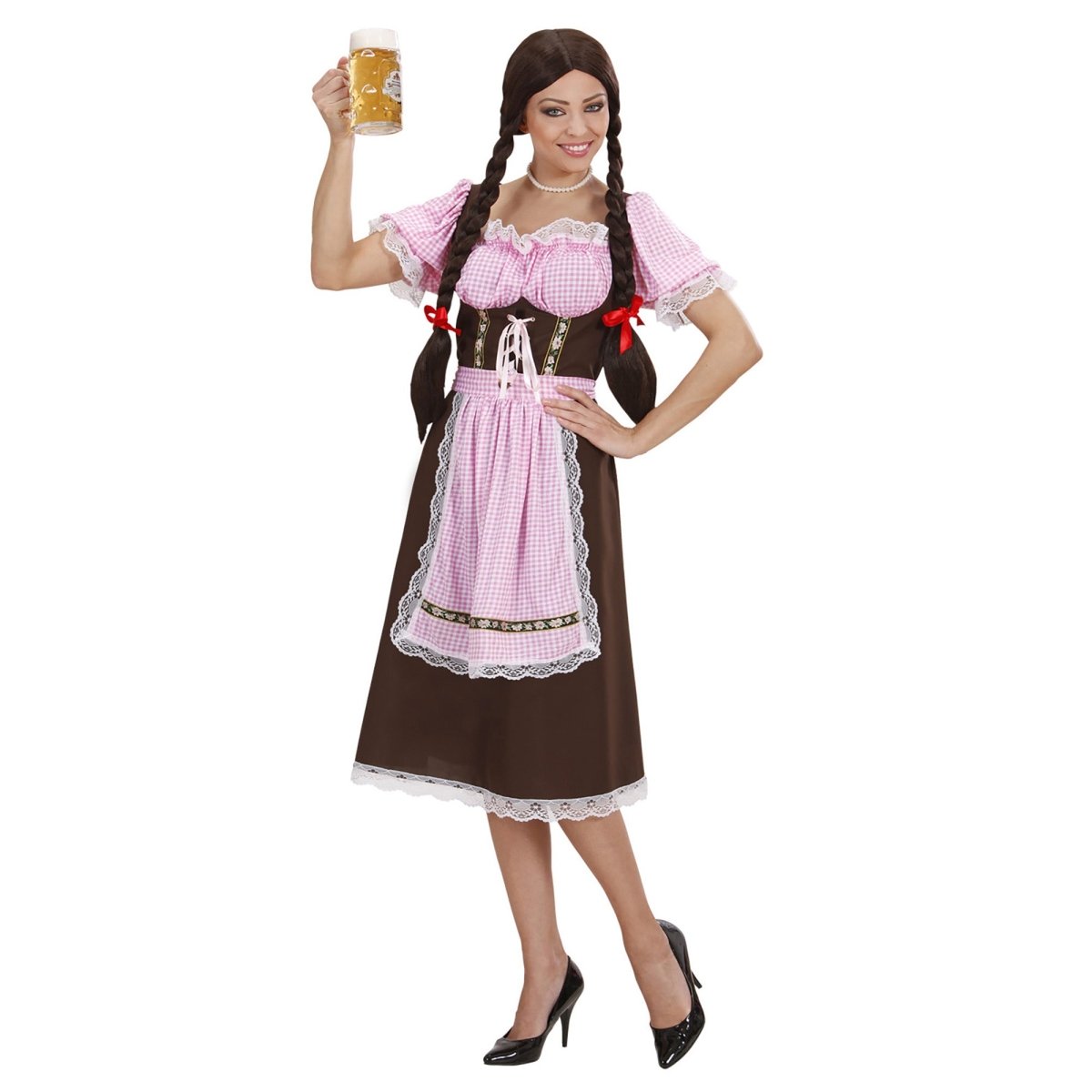 Gekleurde Dirndl Jurk Oktoberfest Dames