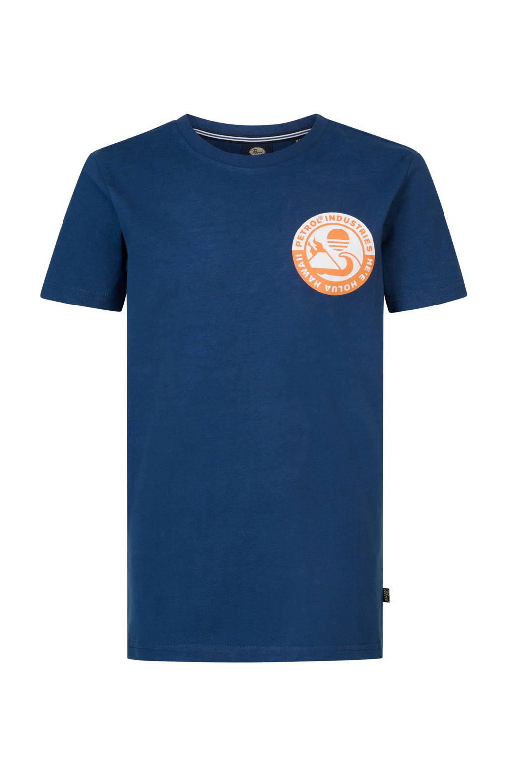 Petrol Industries T-shirt met logo blauw