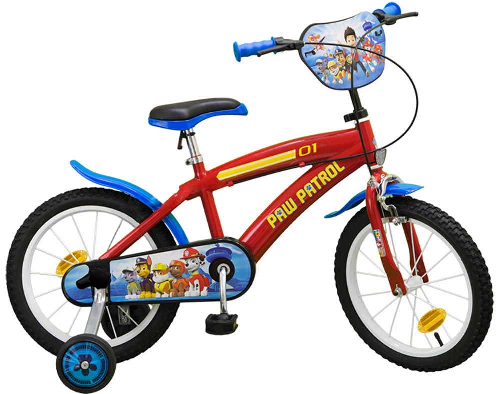 BICICLETA PATRULHA PATA VERMELHO TOIMSA R16''