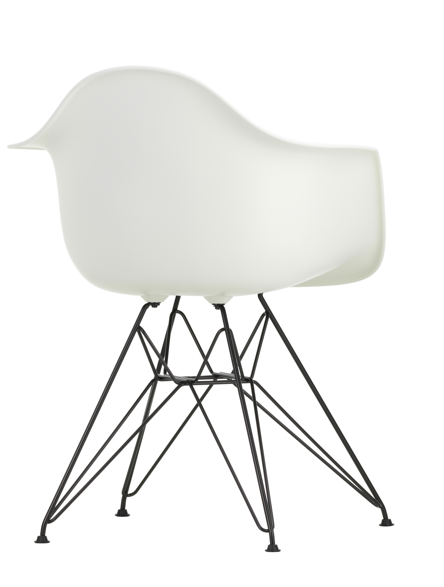Eetkamerstoel DAR basic dark onderstel cotton white