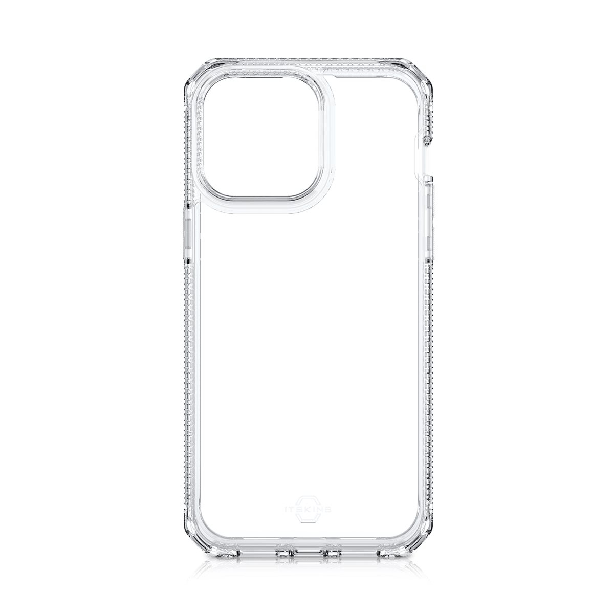 iPhone 14 Pro Hybrid Clear Antimikrobielle Schutz Hardcase Hülle (AP4X-HBMKC-TRSP) - Transparent