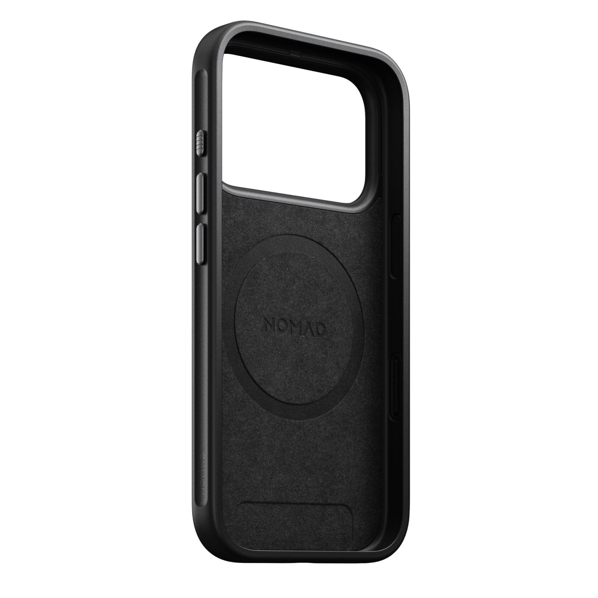 iPhone 17 Pro MagSafe Echtleder Hülle Modern Leather Case (NM014339858) - Schwarz