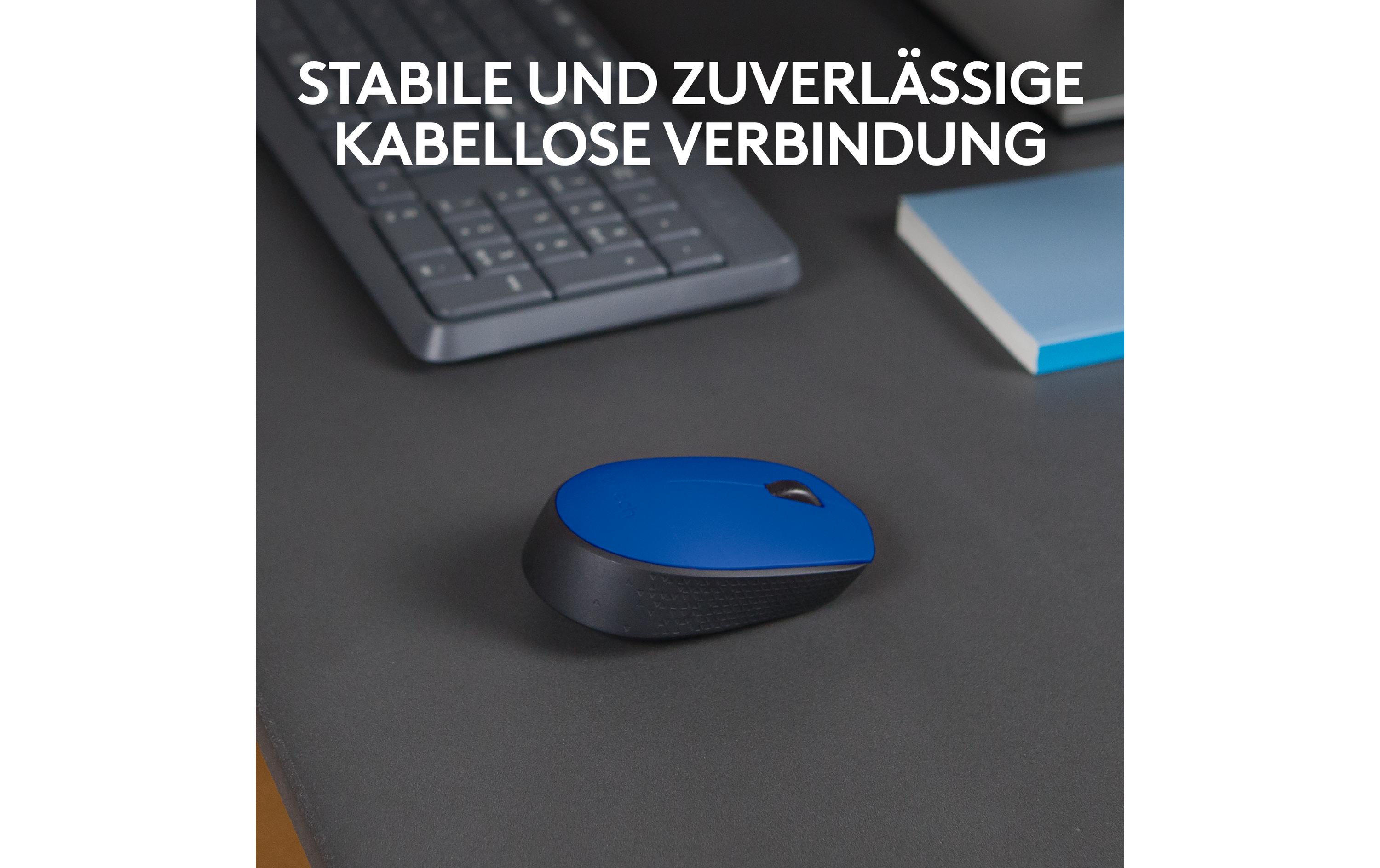 Mobile Maus M171 , kabellosKleine Wireless-Maus für Links- & Rechtshänder mit bis zu 12 Monaten Batterielaufzeit