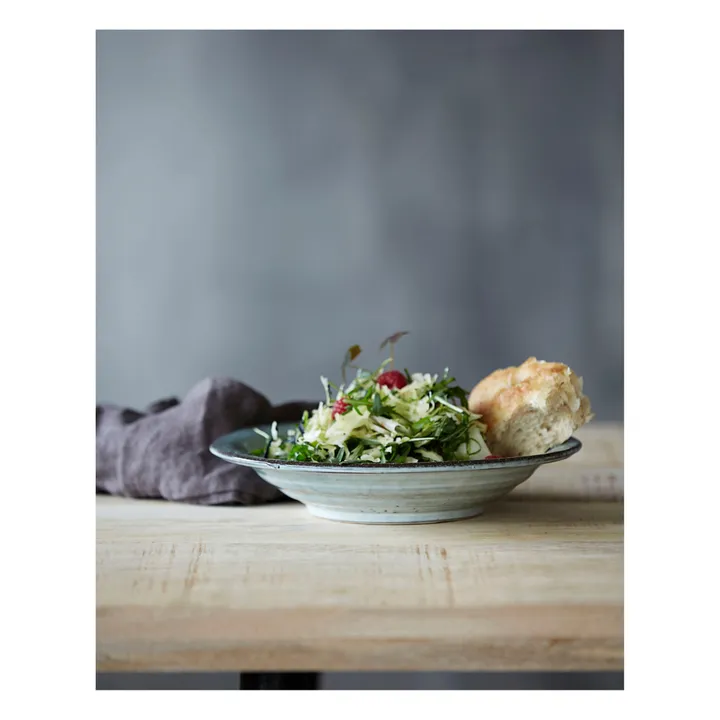 House Doctor Assiette creuse Rustic | Bleu gris