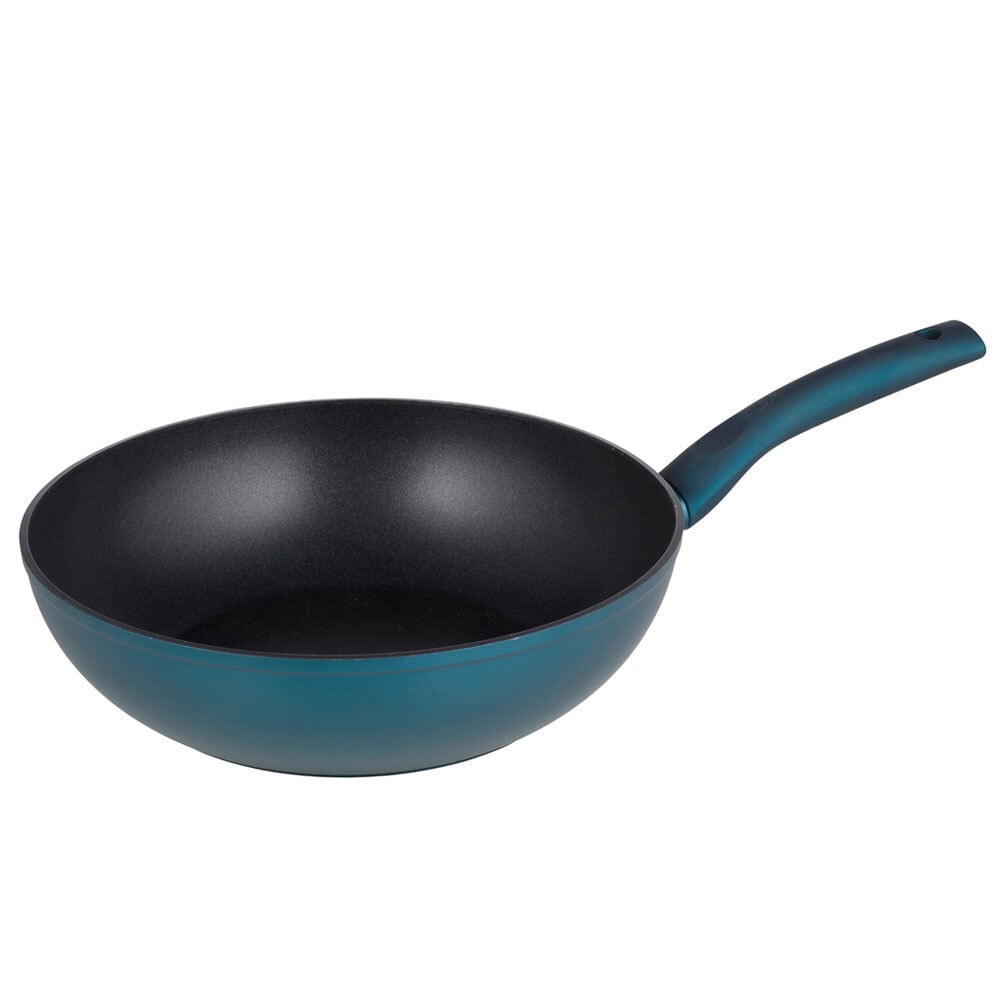 HATEX Wok NORA 28 cm Alu petrol