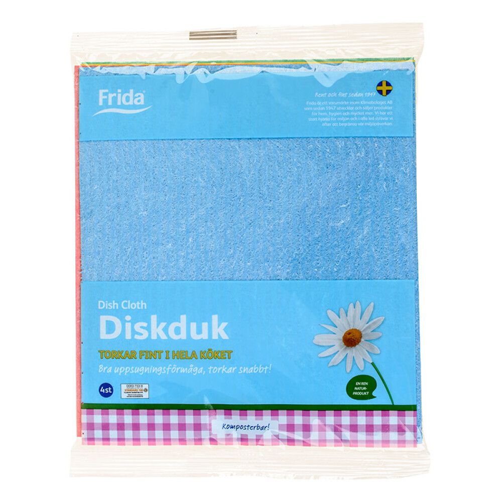 OPPVASKKLUT FRIDA 4PK