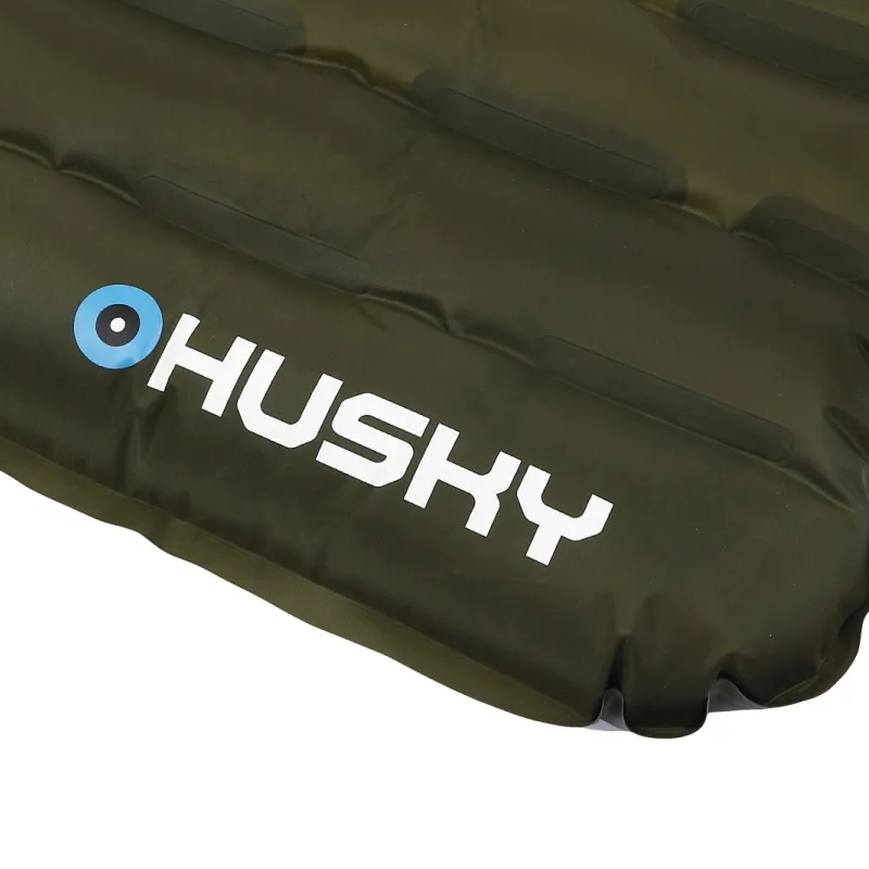 Husky faddy 9 opblaasbare slaapmat - khaki green