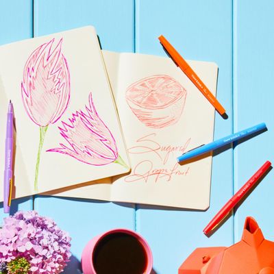 Paper Mate Flair - Pack de 6 Feutres d'écriture parfumés - couleurs assorties