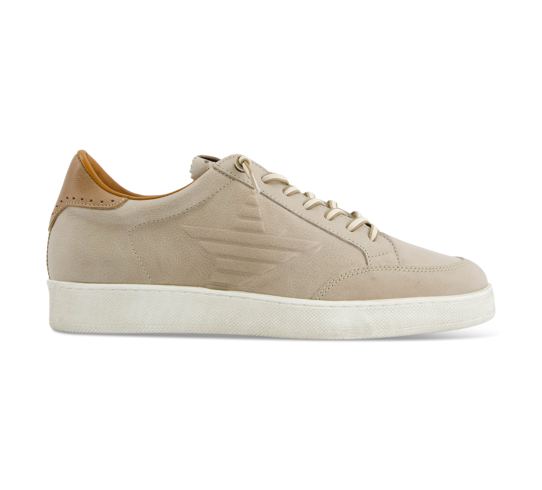 1874 by Walder Sneaker low beige/taupegrau