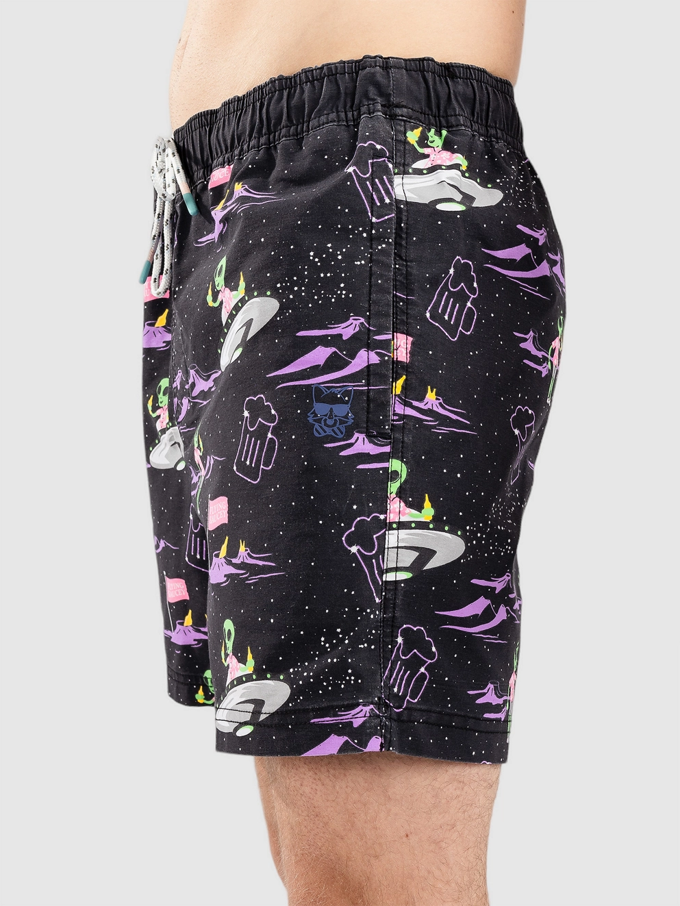 Party Pants Flying Saucey Boardshorts black