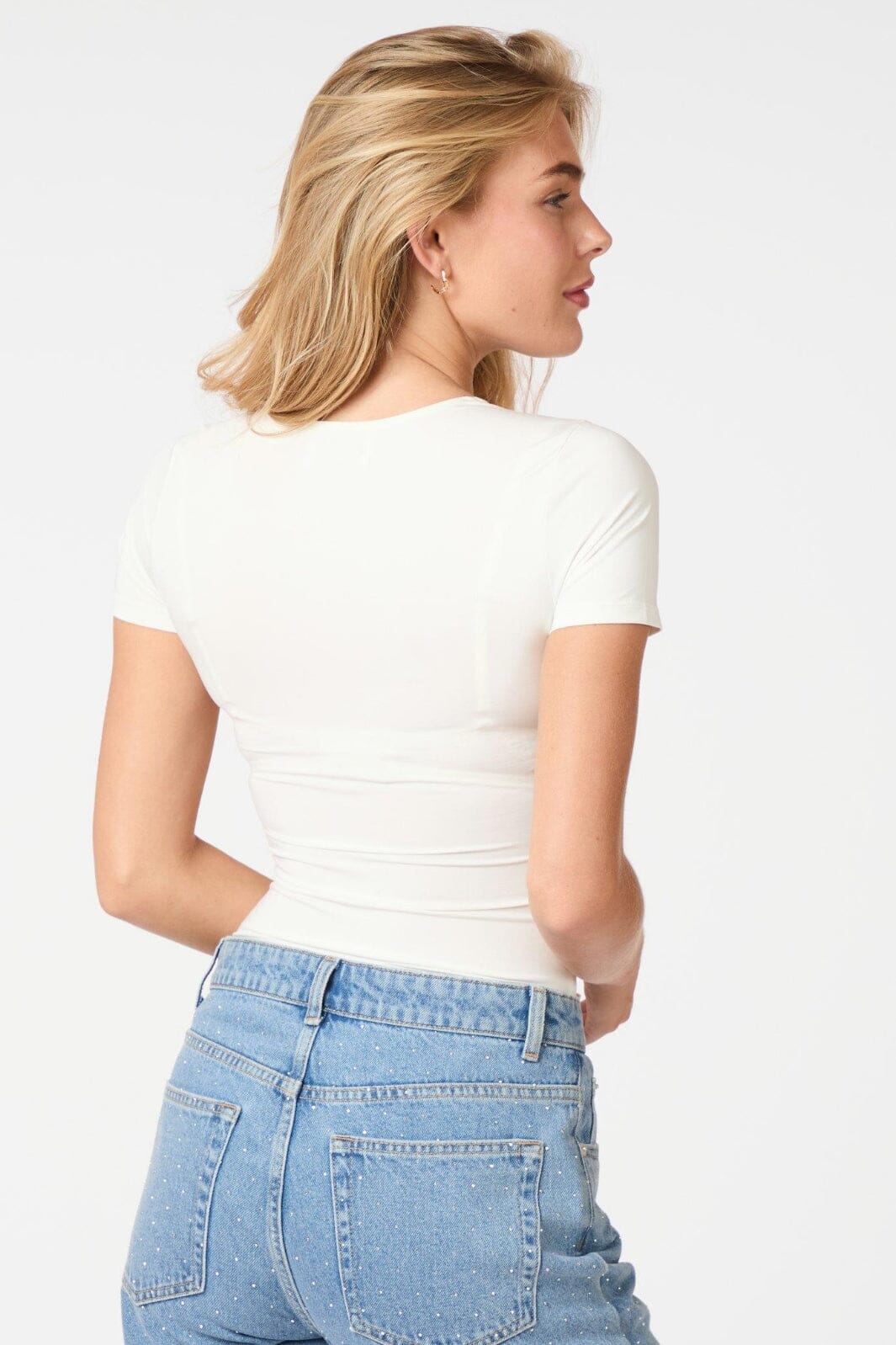 Neo Noir Verna Jersey Tee 162048 off white