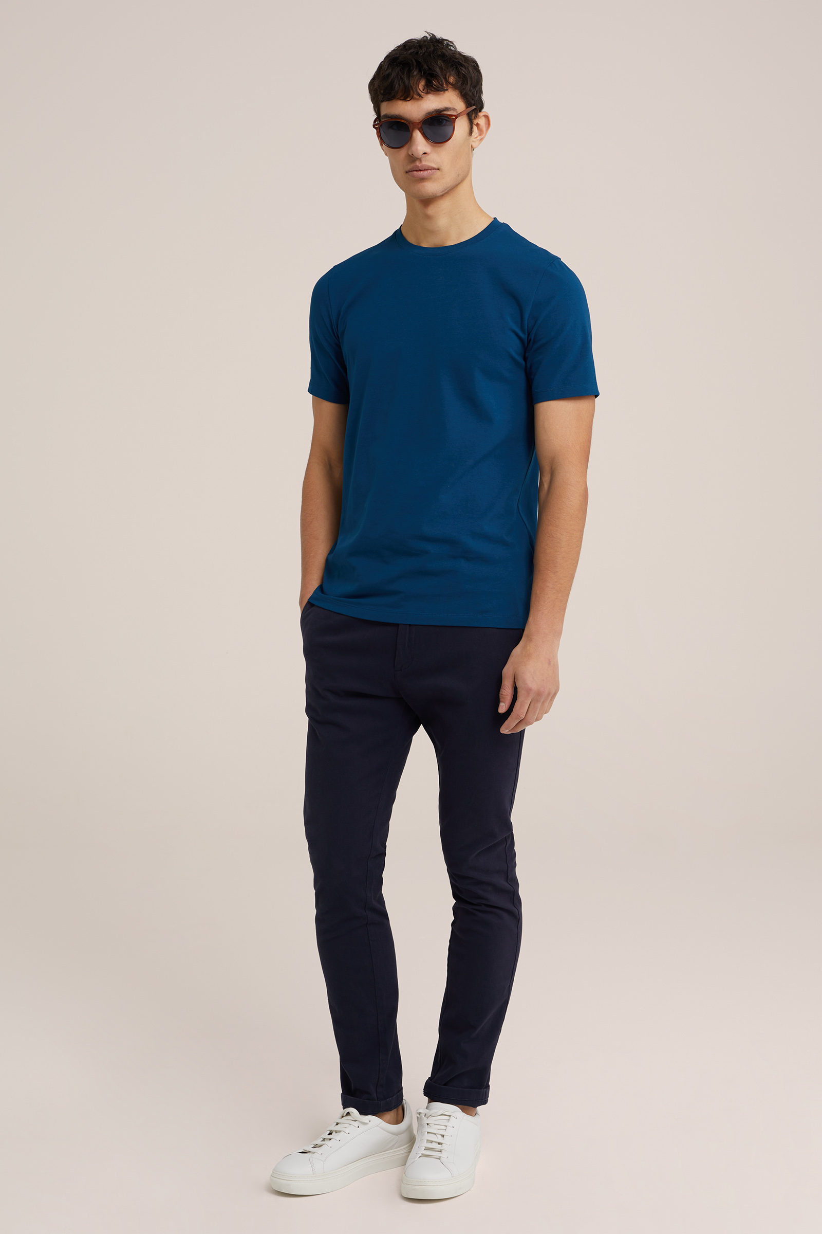 T-shirt WE Fashion Blauw