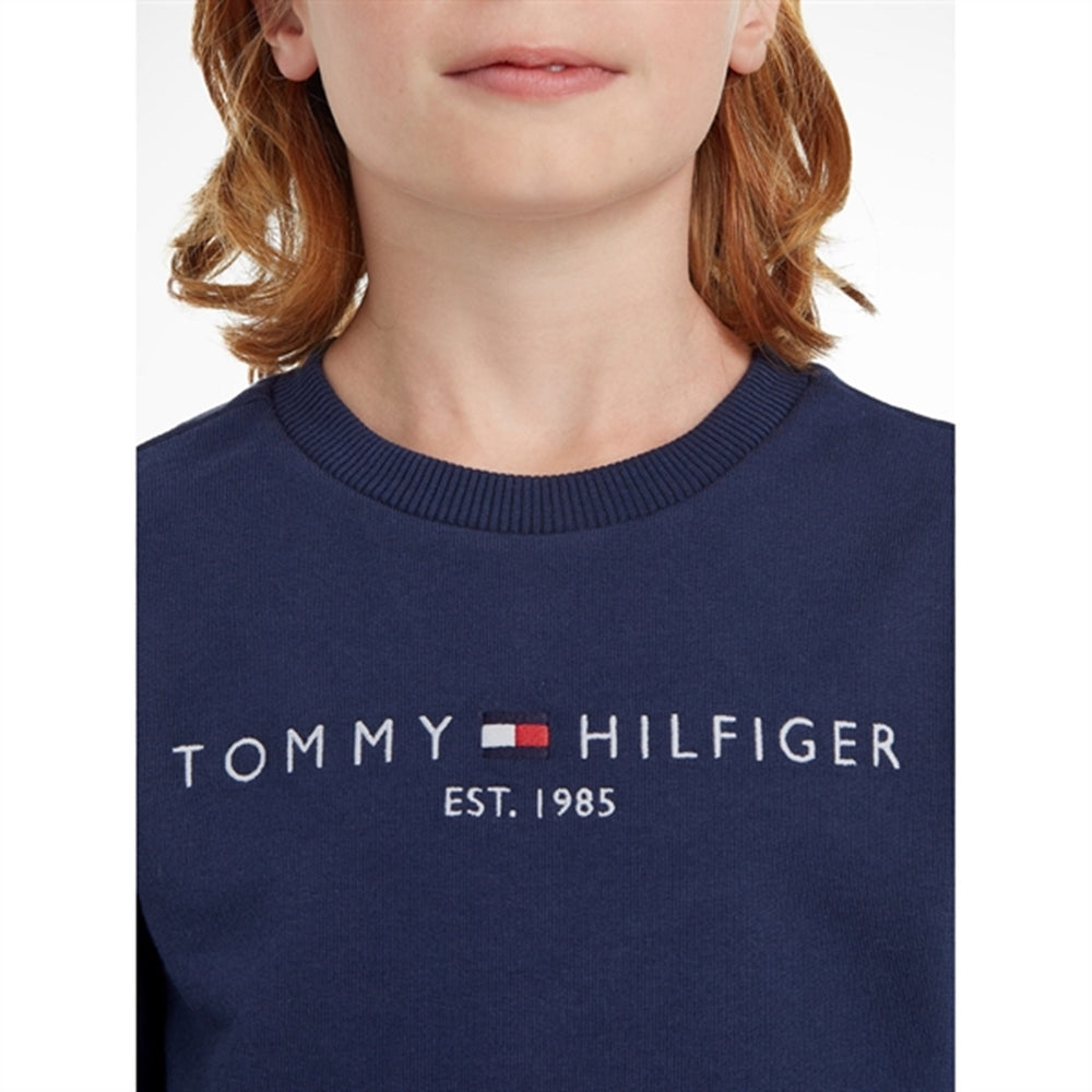Køb Tommy Hilfiger Essential Sweatshirt Twilight Navy