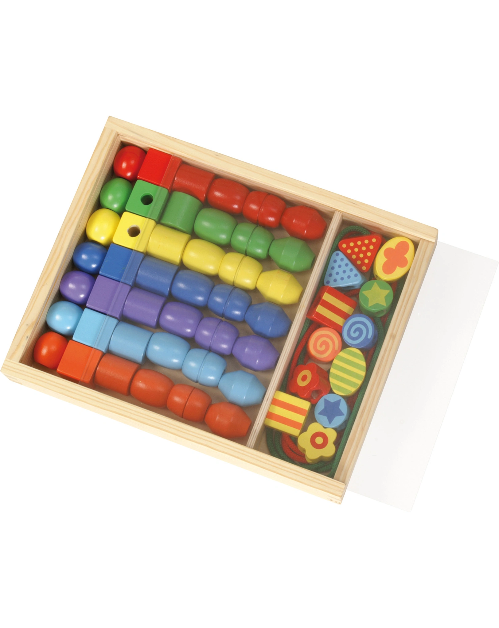 Super Beads Holzfädelperlen