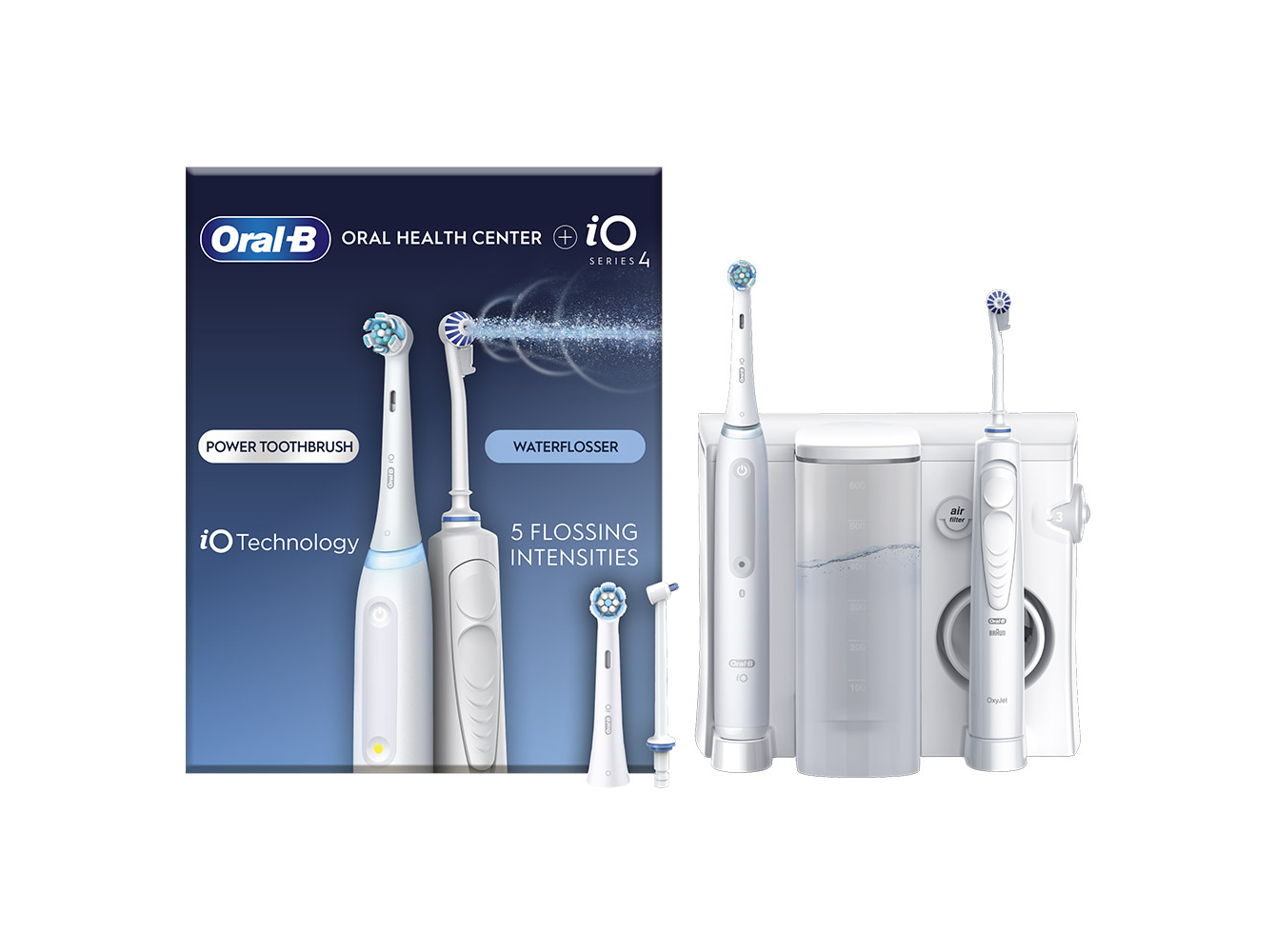 CENTRO DENTÁRIO ORAL-B IRRIGADOR OXYJET   ESCOVA ELÉTRICA IO4